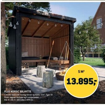 XL-BYG Plus bålhytte tilbud