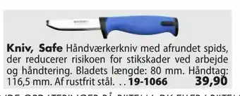 Biltema Kniv, Safe tilbud