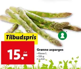 Lidl Grønne Asparges 320g tilbud