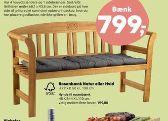 Kvickly Hynde til rosenbænk tilbud