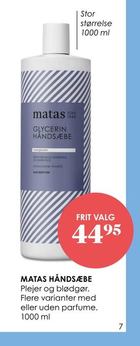 Matas Matas håndsæbe tilbud