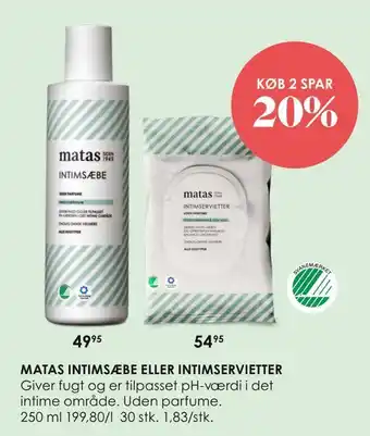 Matas intimsæbe eller intimservietter