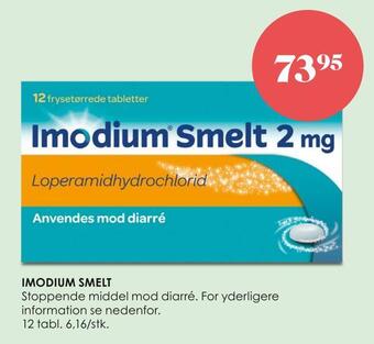 Imodium smelt