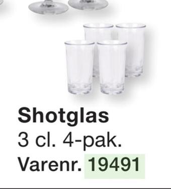 Harald Nyborg Shotglas tilbud
