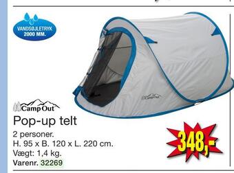 Harald Nyborg Pop-up telt tilbud