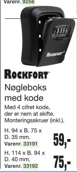 Harald Nyborg Nøgleboks med kode tilbud