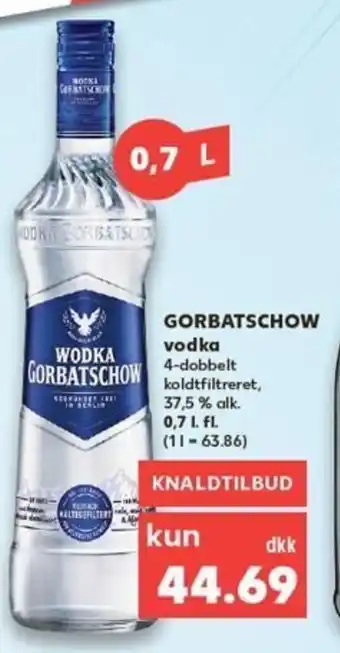 Kaufland DE GORBATSCHOW Vodka tilbud