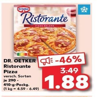 Kaufland DR. OETKER Ristorante Pizza tilbud