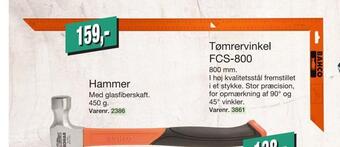 Harald Nyborg Tømrervinkel fcs-800 tilbud