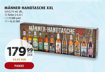 Scandinavian Park Männer-handtasche xxl tilbud