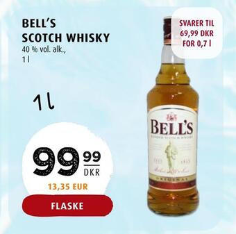 Scandinavian Park Bell's scotch whisky tilbud