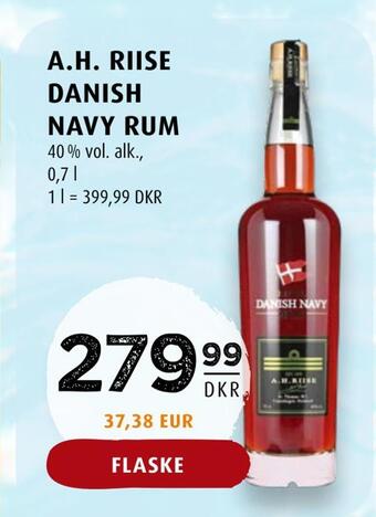 Scandinavian Park A.h. riise danish navy rum tilbud