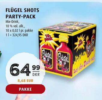 Scandinavian Park Flügel shots party-pack tilbud