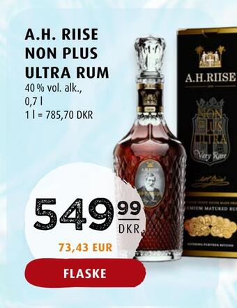 Scandinavian Park A.h. riise non plus ultra rum tilbud