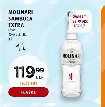 Scandinavian Park Molinari sambuca extra tilbud