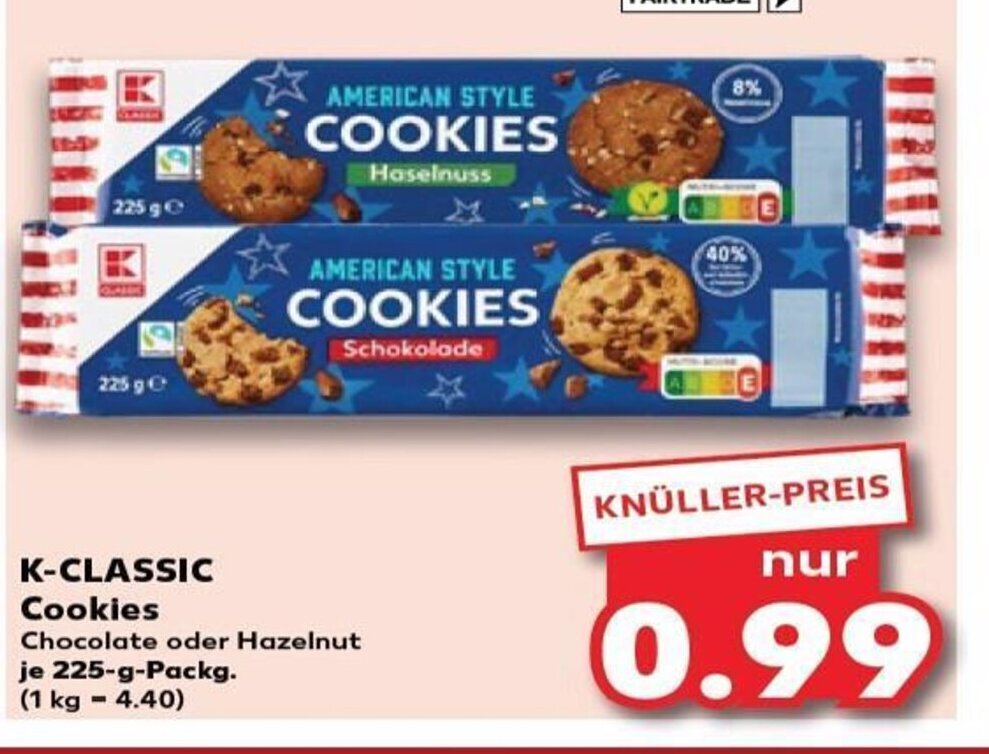 KCLASSIC Cookies tilbud hos Kaufland