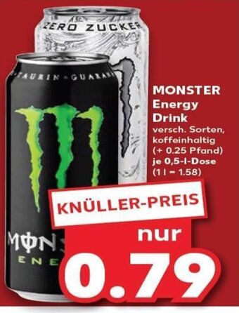 Kaufland MONSTER Energy Drink tilbud