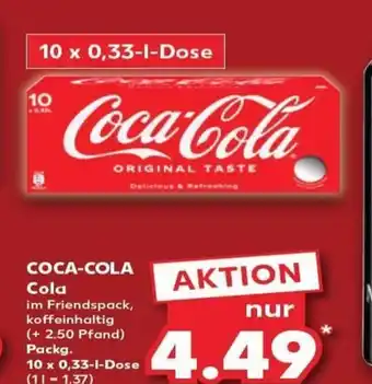 Kaufland COCA-COLA Cola tilbud
