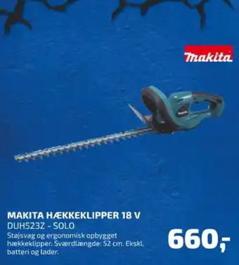 Davidsen Makita hækkeklipper tilbud