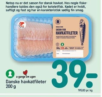 REMA 1000 Danske havkatfileter tilbud