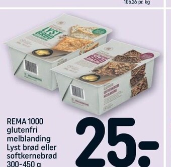 REMA 1000 Rema 1000 glutenfri melblanding tilbud