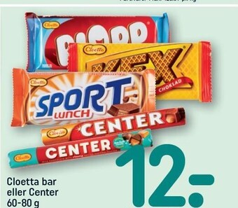 REMA 1000 Cloetta bar eller center tilbud