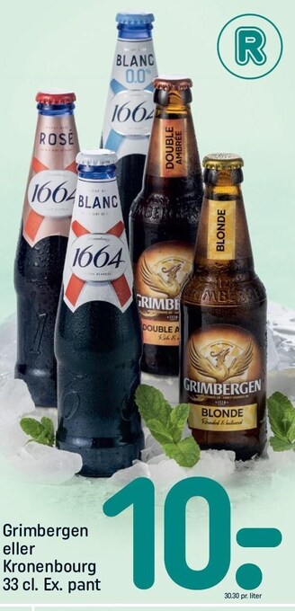 REMA 1000 Grimbergen eller kronenbourg tilbud
