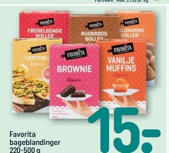 REMA 1000 Favorita bageblandinger tilbud
