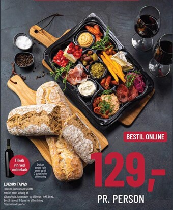 Løvbjerg Luksus tapas tilbud