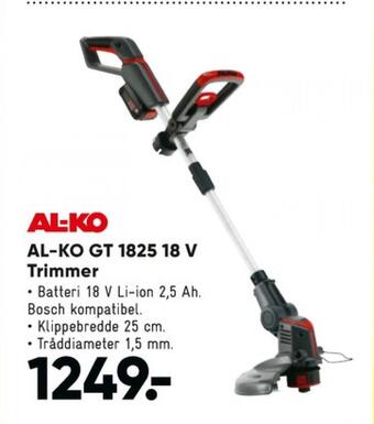 Bilka Al-ko græstrimmer tilbud