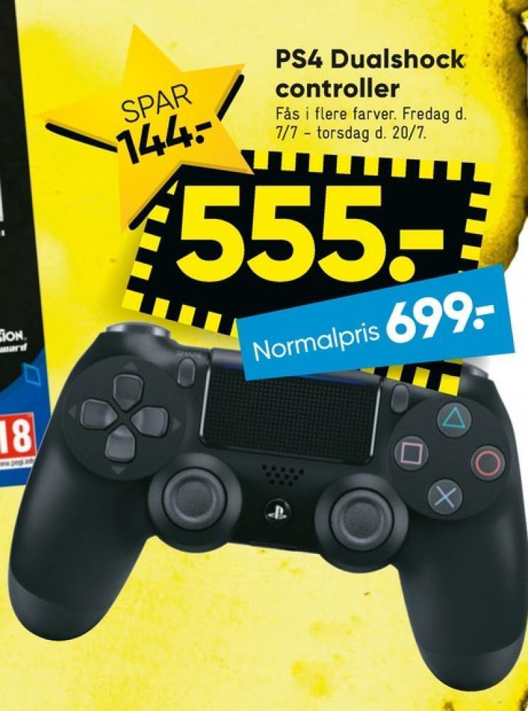 Playstation 4 controller tilbud hos Bilka