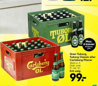 Bilka Grøn øl tilbud