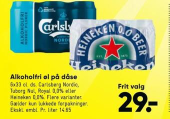 Nordic pilsner øl - alkoholfri