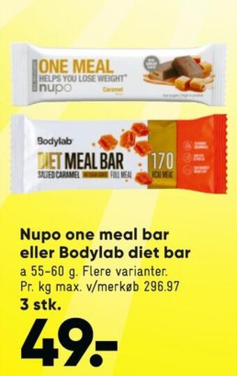 Bilka Bodylab energibar tilbud
