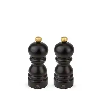 Peugeot paris salt- og peberkværnsæt chokolade bøg 12 cm