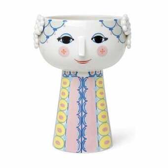 Imerco Bjørn wiinblad eva vase - h 23 cm - keramik - pink tilbud