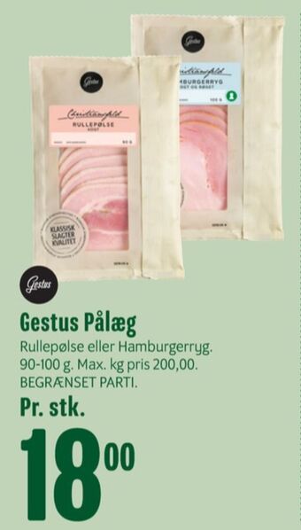 Min Købmand Christiansfeld hamburgerryg tilbud