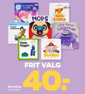 Netto Ukendt børnebøger tilbud