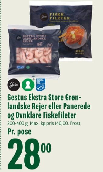 Min Købmand Gestus rejer tilbud