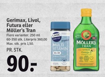 SPAR Livol multi vitaminer tilbud