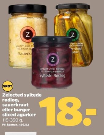 Netto Zelected rødløg-syltet tilbud