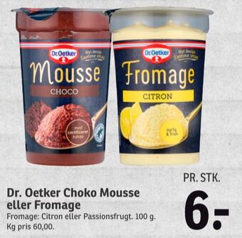 SPAR Dr oetker fromage citron tilbud
