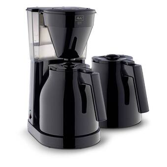 Kop & Kande Melitta kaffemaskine easy therm sort 2 kander tilbud