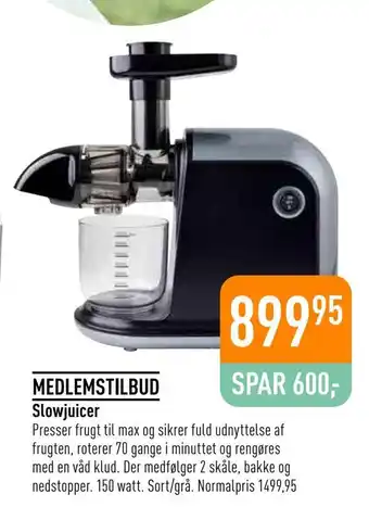 Imerco Slowjuicer tilbud