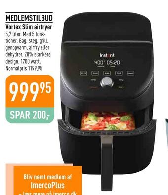 Vortex slim airfryer