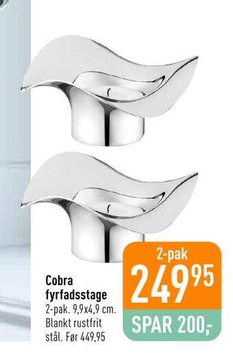 Imerco Cobra fyrfadsstage tilbud