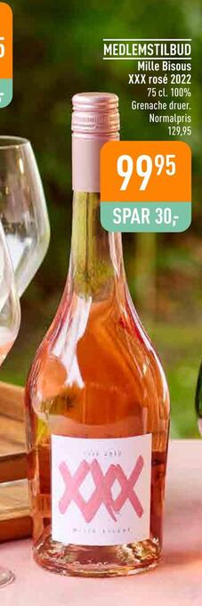 Imerco Mille bisous xxx rosé 2022 tilbud