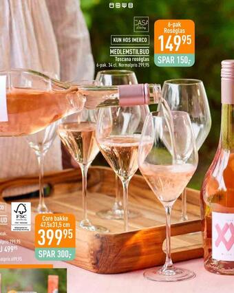 Imerco Toscana roséglas tilbud