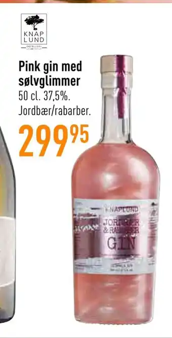 Imerco Pink gin med sølvglimmer tilbud