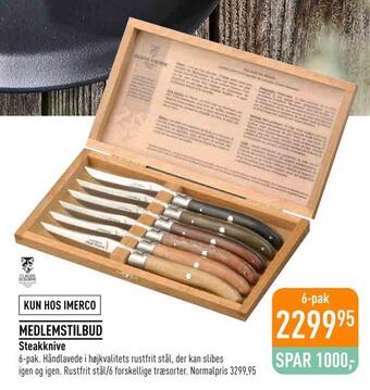 Imerco Steakknive tilbud